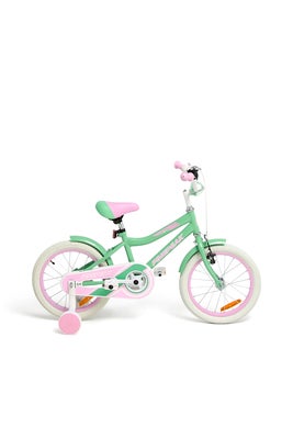 Pinepeak Sykkel 16 tommer, Mintgrønt/Rosa