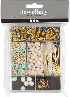 Creotime Hobbysett DIY Mix Smykker Ferskvannsperler