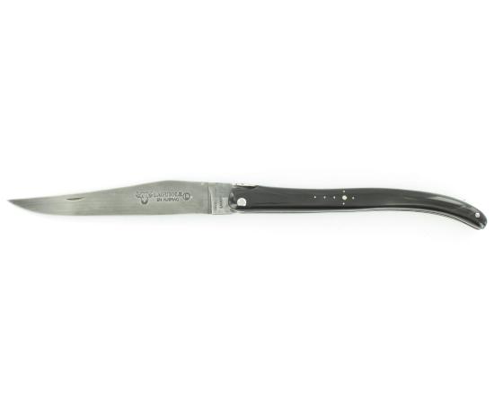 Laguiole 14 cm - Acier Carbone - Corne Plein Manche Couteau de poche par Laguiole en Aubrac