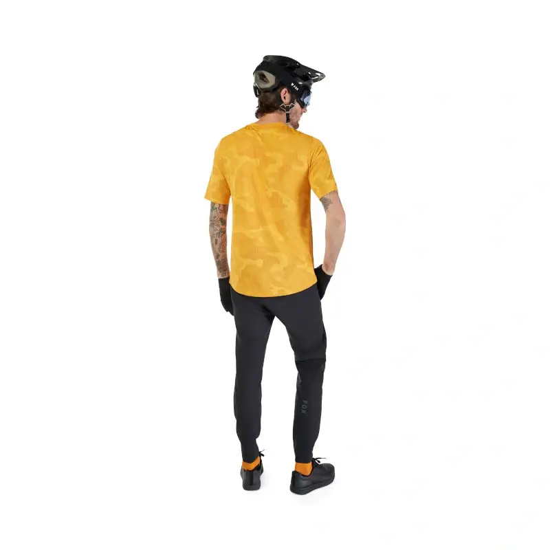 Fox Ranger Tru DRI MTB Fietsshirt Korte Mouwen Oranje Heren