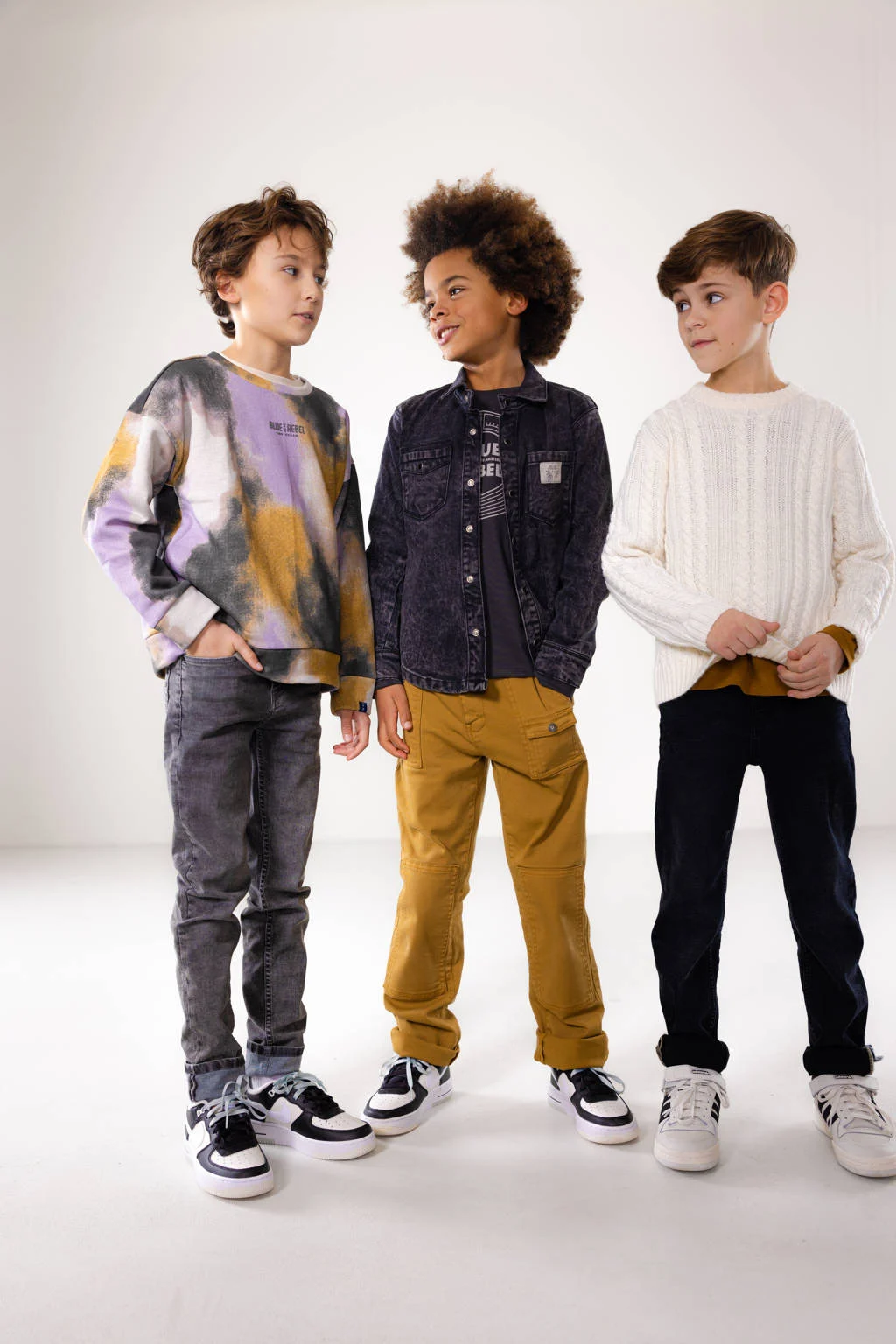 Blue Rebel carpenter broek okergeel