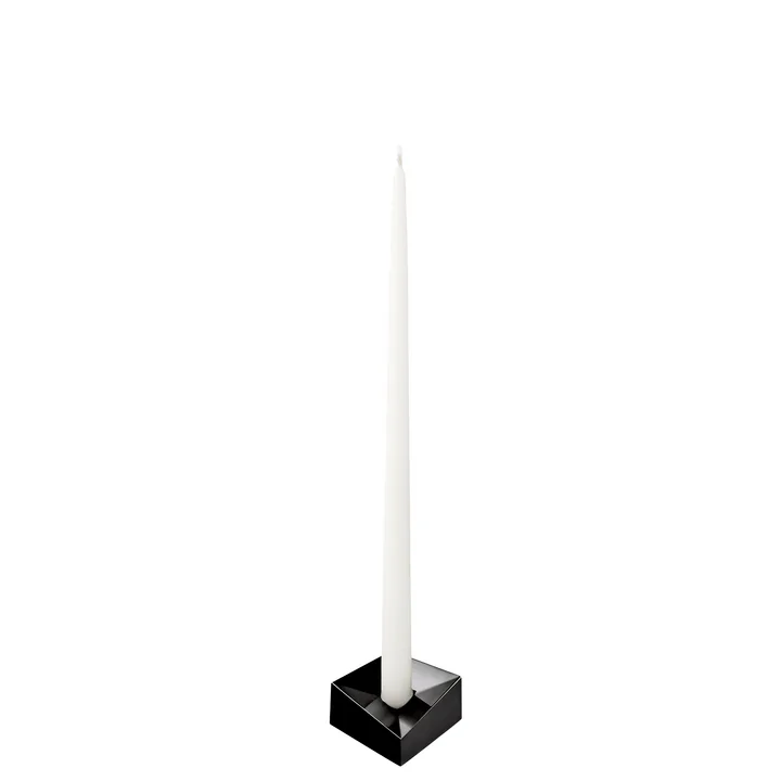 Stoff Nagel - Reflect Kerzenhalter, small, schwarz / chrom