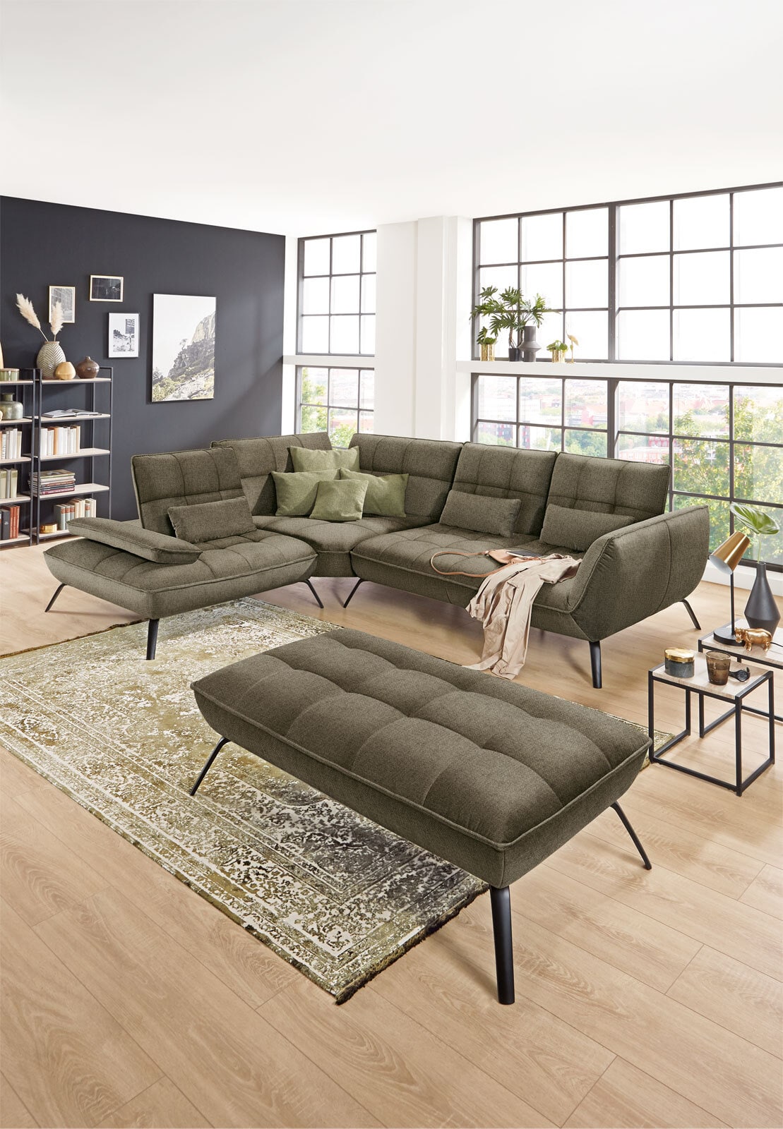 vito Ecksofa TICONA L Amsterdam khaki