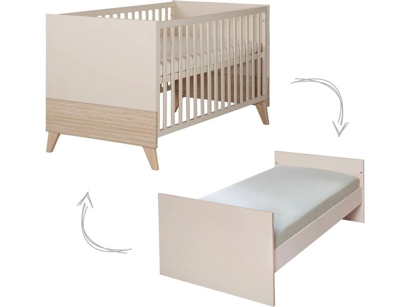 roba Babybett Sidney 70 x 140 cm Kombi-Kinderbett