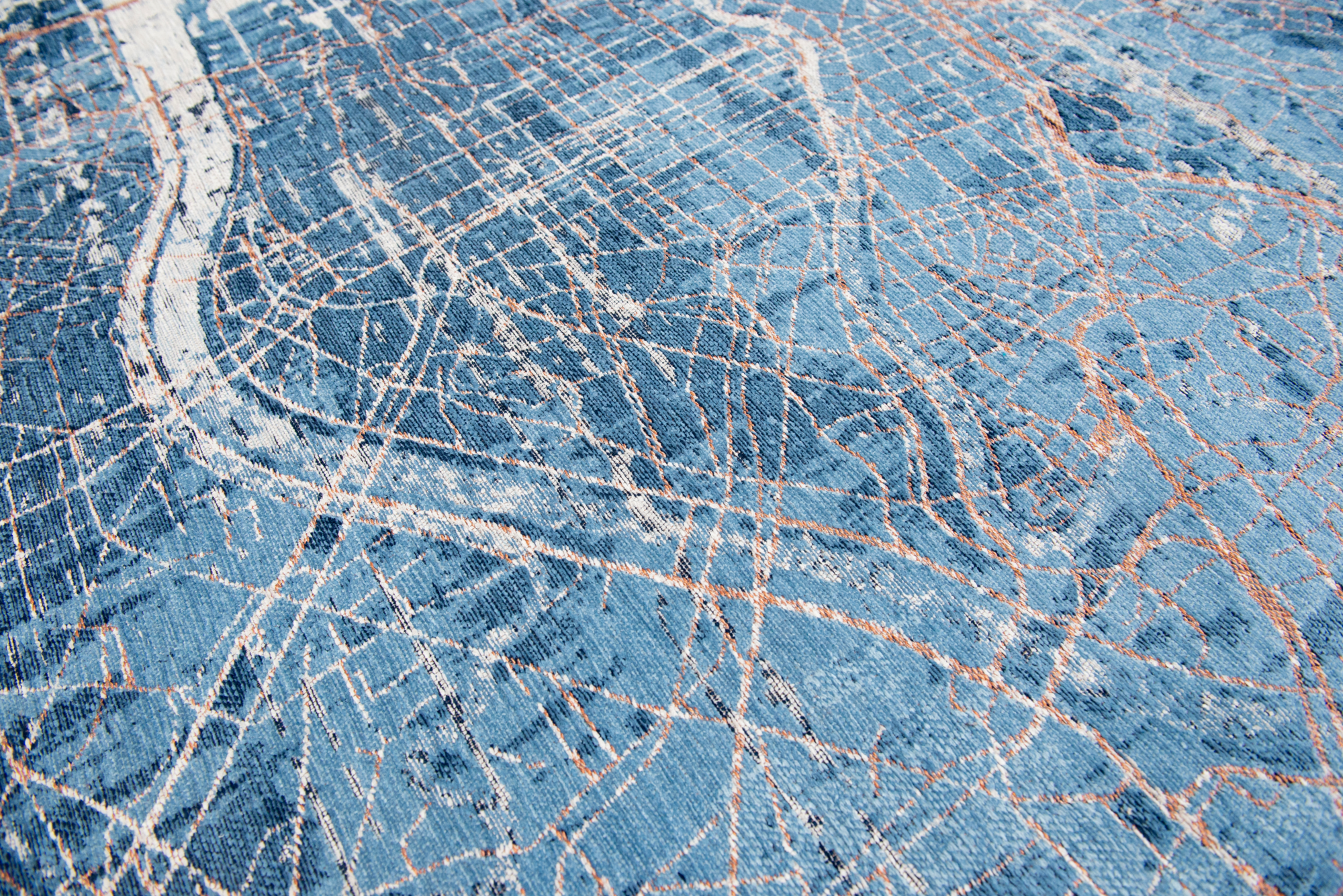 Ecorugs vloerkleed Tokyo blauw 200x280 cm