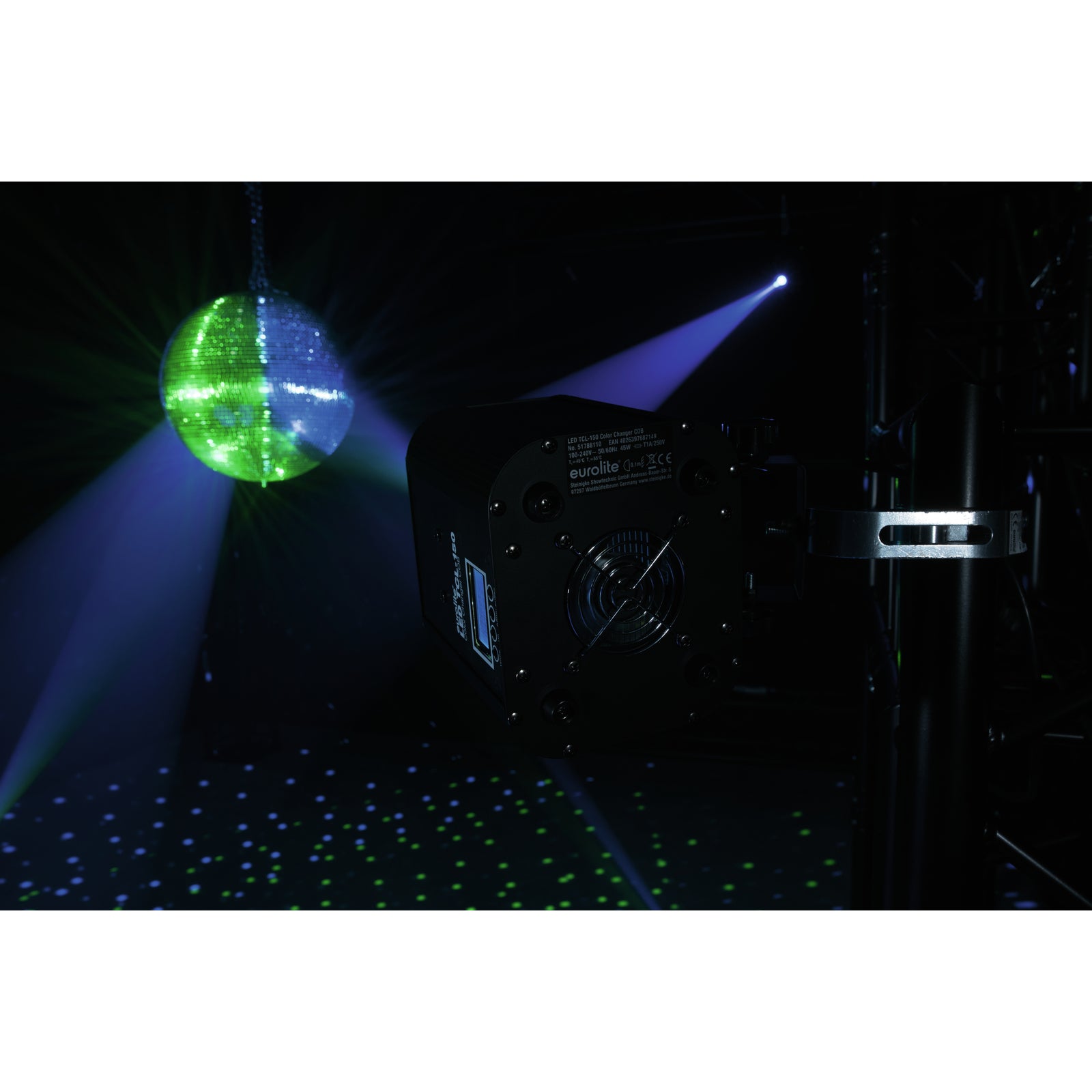 Eurolite TCL-150 Color Changer 30 W COB LED met gobo en kleurenwiel