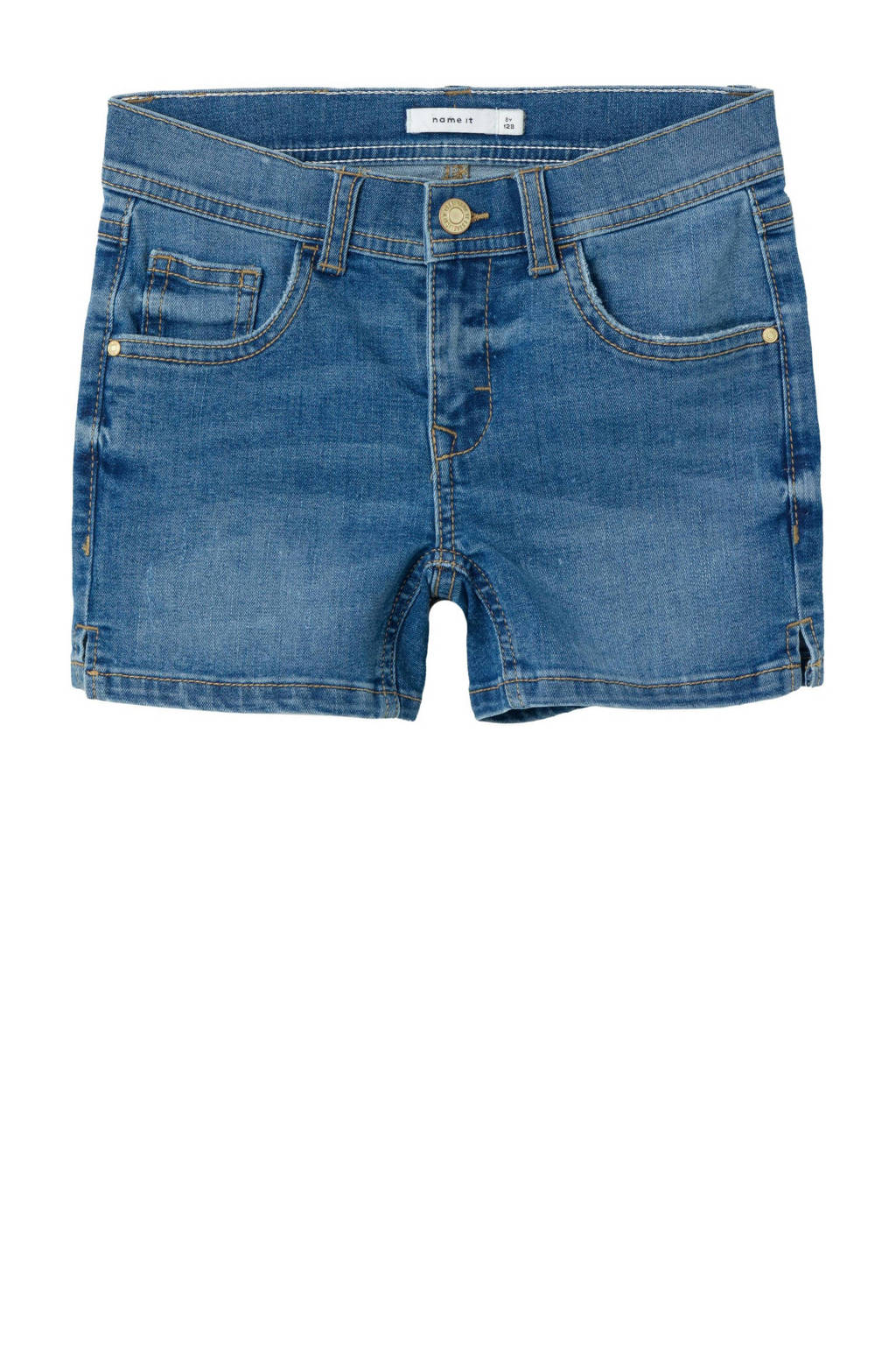 NAME IT slim fit denim short NKFSALLI medium blue denim