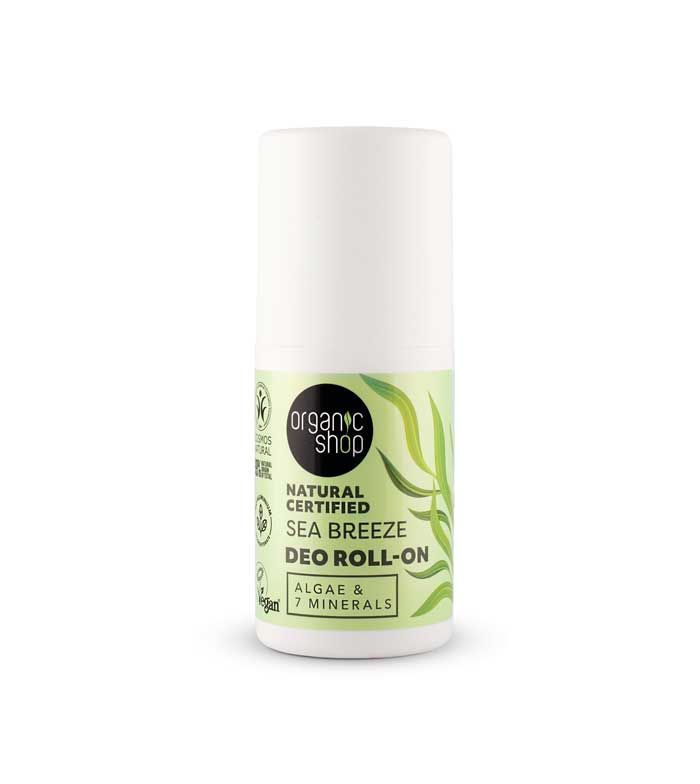 Organic Shop - Desodorante roll-on - Algas e 7 minerais