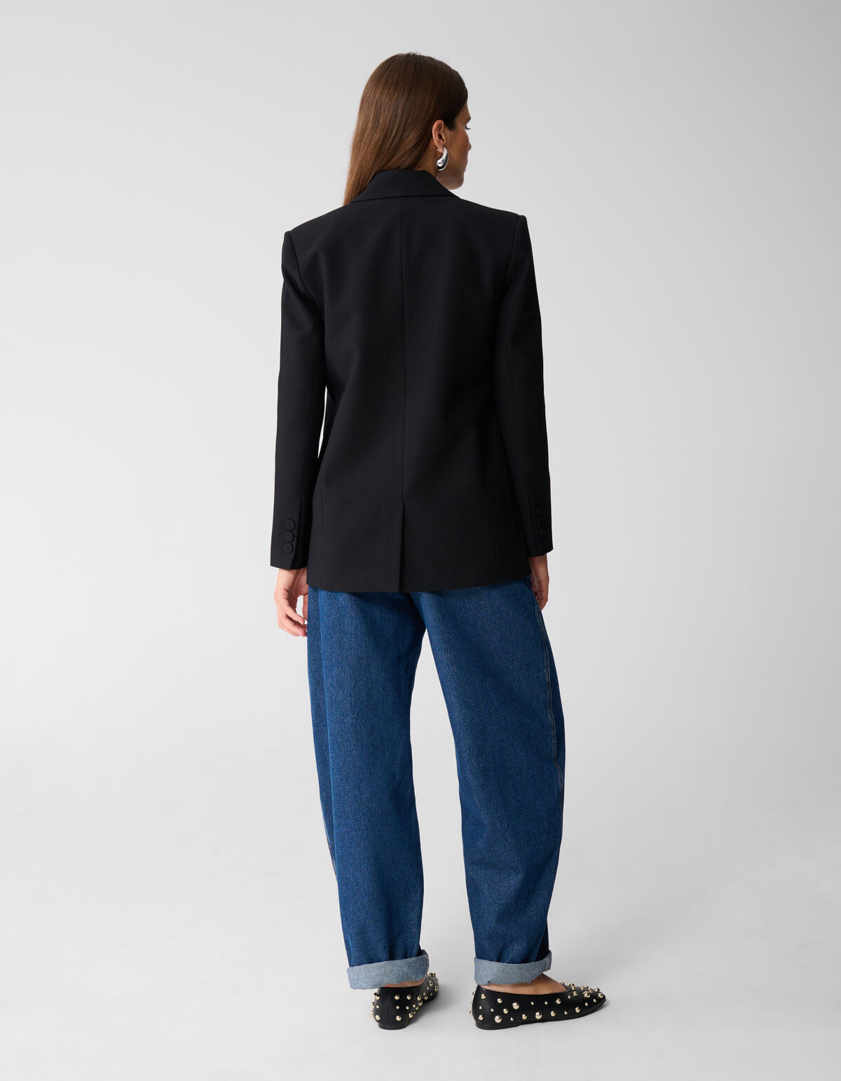 Flower Blazer Zwart By Mieke