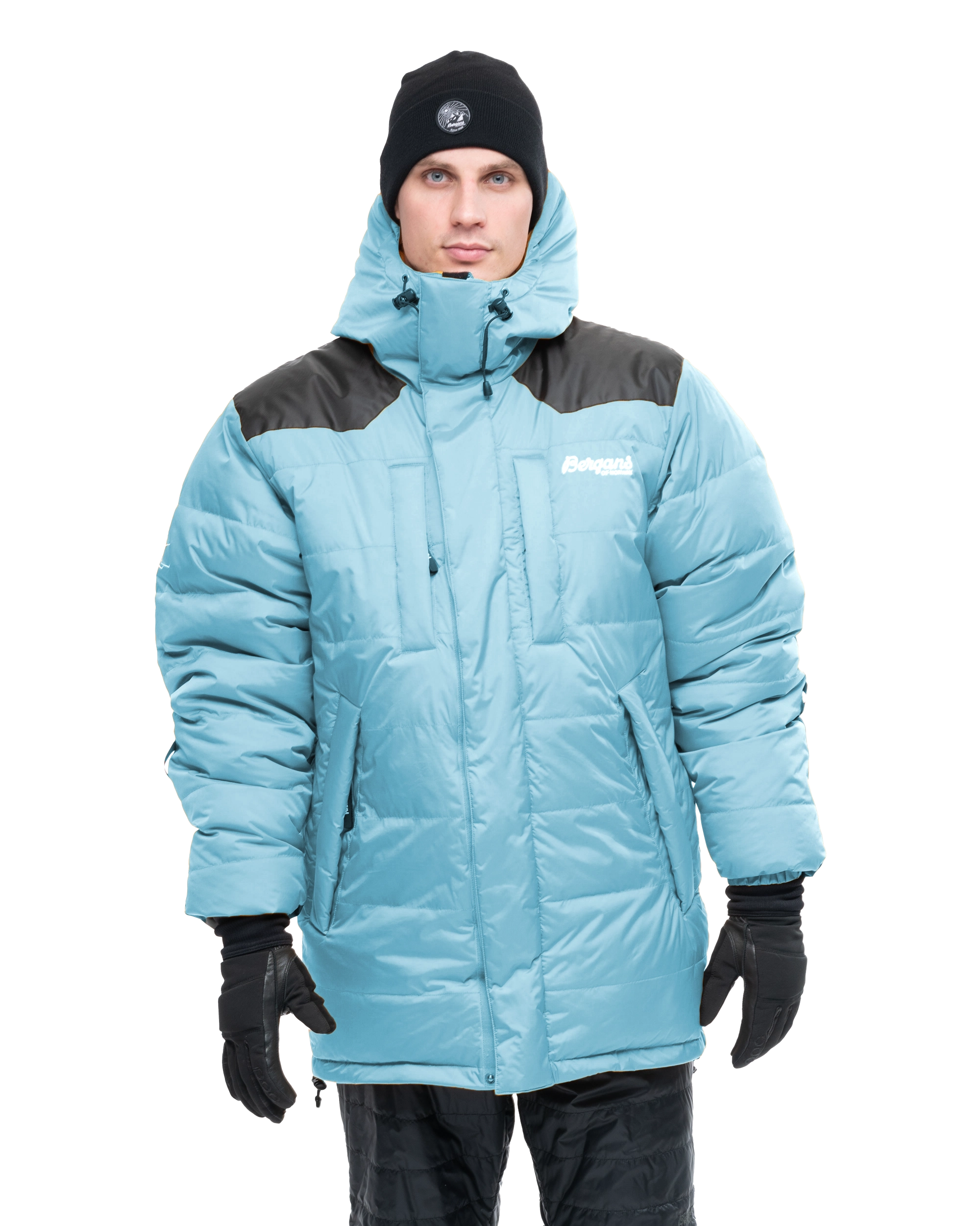 Expedition Down Unisex Parka Arctic Ocean Blue / Black