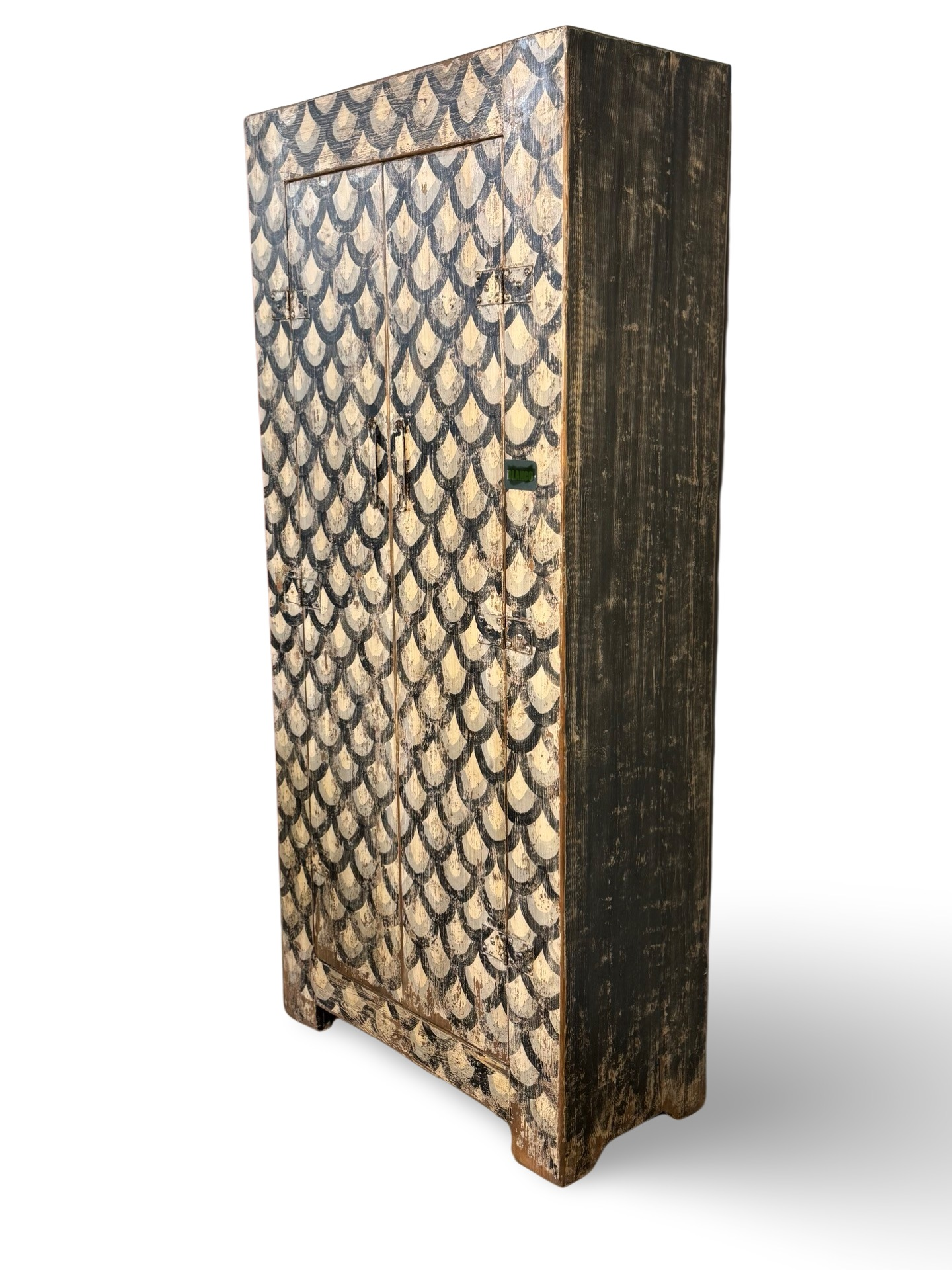 Kast 2 deurs zwart/beige Kast 2Dr zwart/beige Unieke