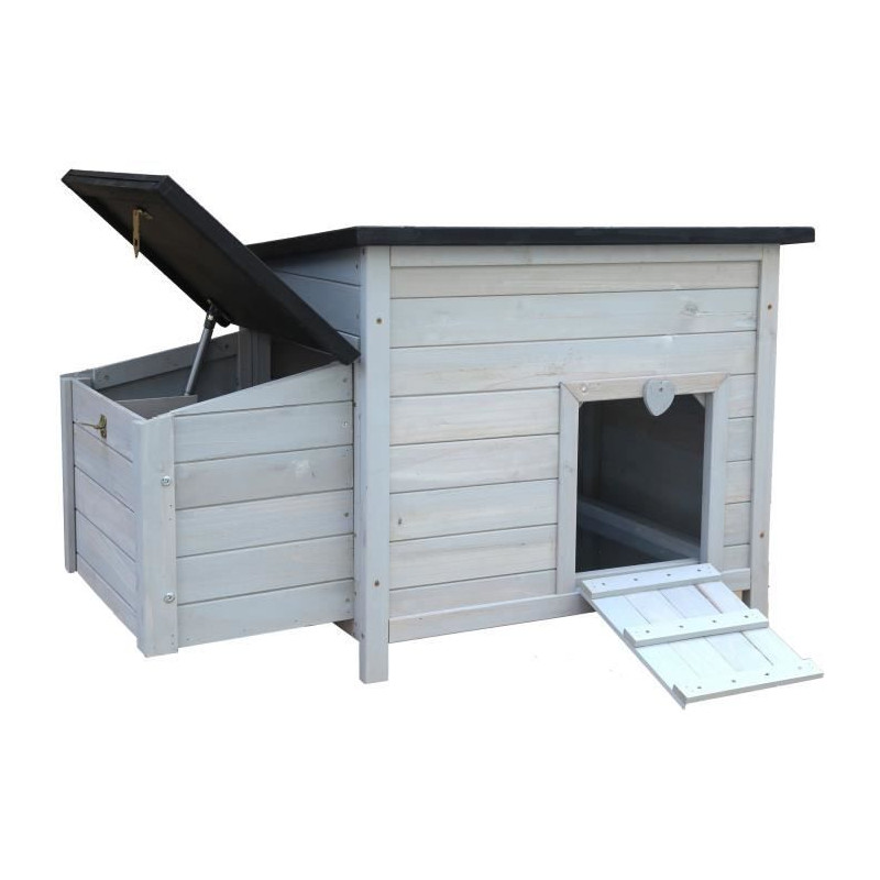 Poulailler paulette - 89x70x93cm - bois