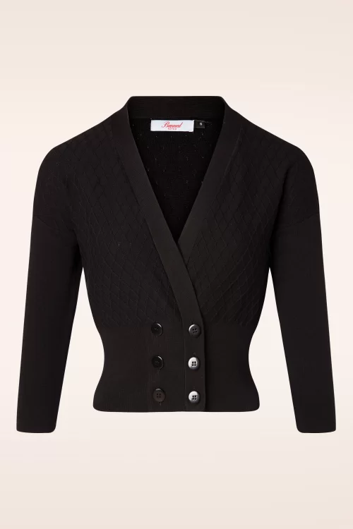Banned Retro Emily vest in zwart