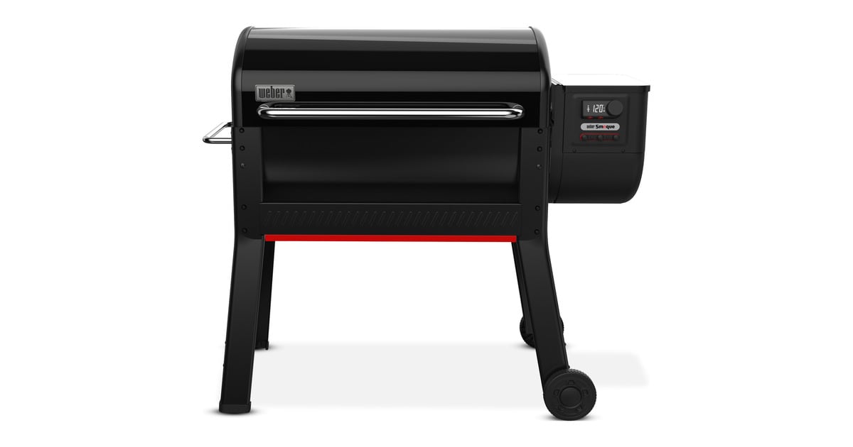 WeberSmoque XL houtpellet rookoven smoker  (Zwart, 2 temperatuursensoren, app-bediening)