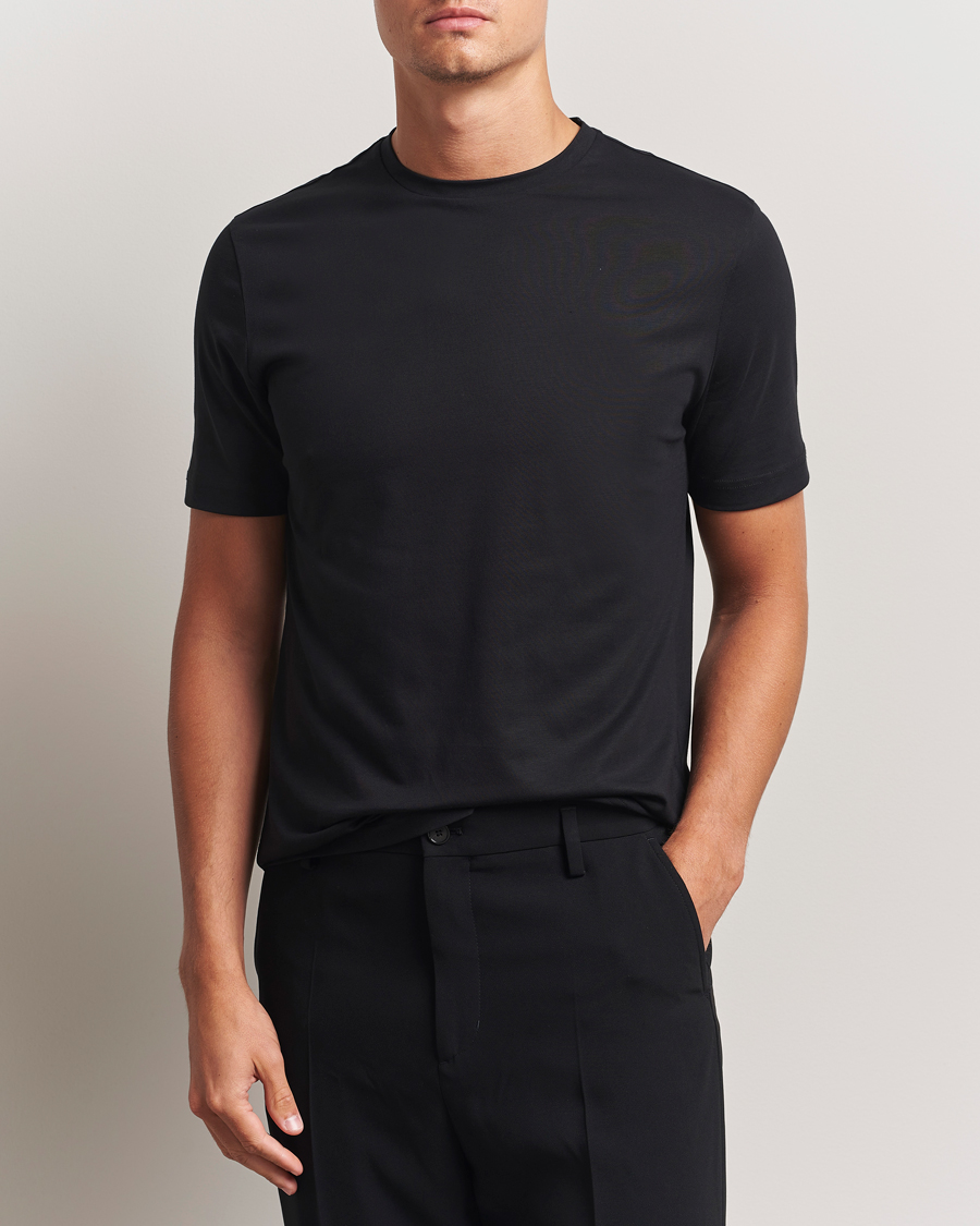 Stenströms Supima Cotton T-Shirt Black