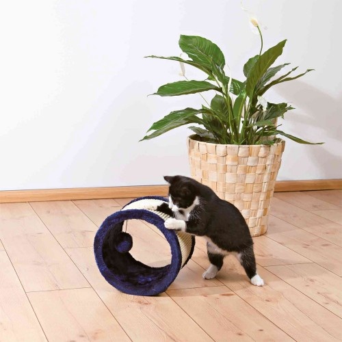 Arranhador redondo azul para gatos Trixie