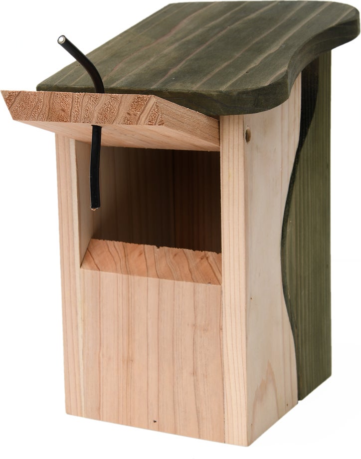 Nestkast Curve Simon King groen 19,5 x 16,5 x 27 cm