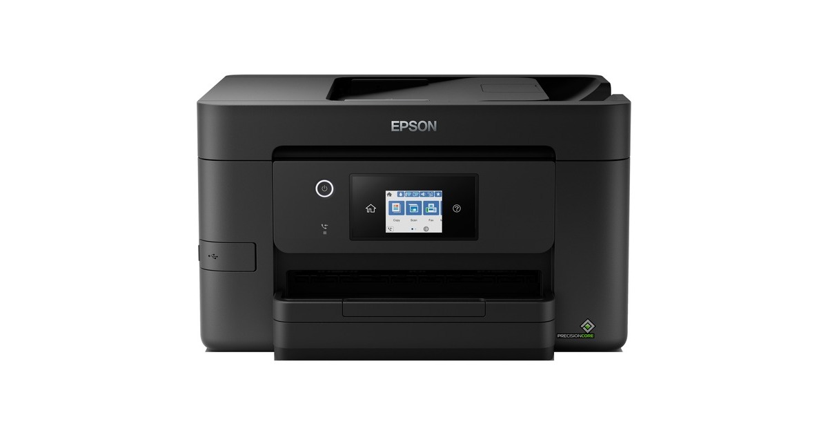 EpsonWorkForce Pro WF-3820DWF all-in-one inkjetprinter met faxfunctie  (Zwart, Scannen, Kopiëren, Faxen, LAN, Wi-Fi)