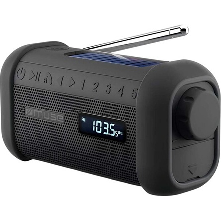 Radio Muse MH-08 MB PORTABLE & SOLAIRE NOIR
