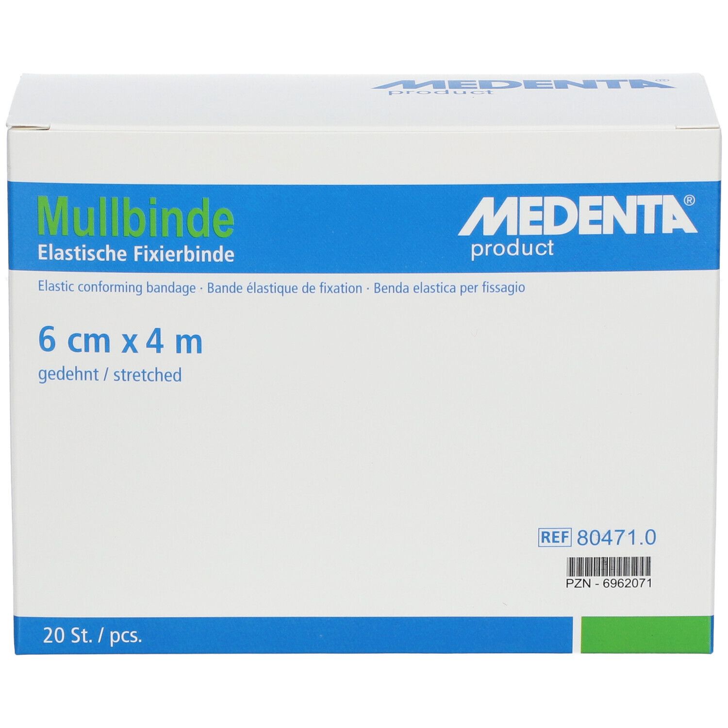 Mullbinden elastisch 6 cm x 4 m