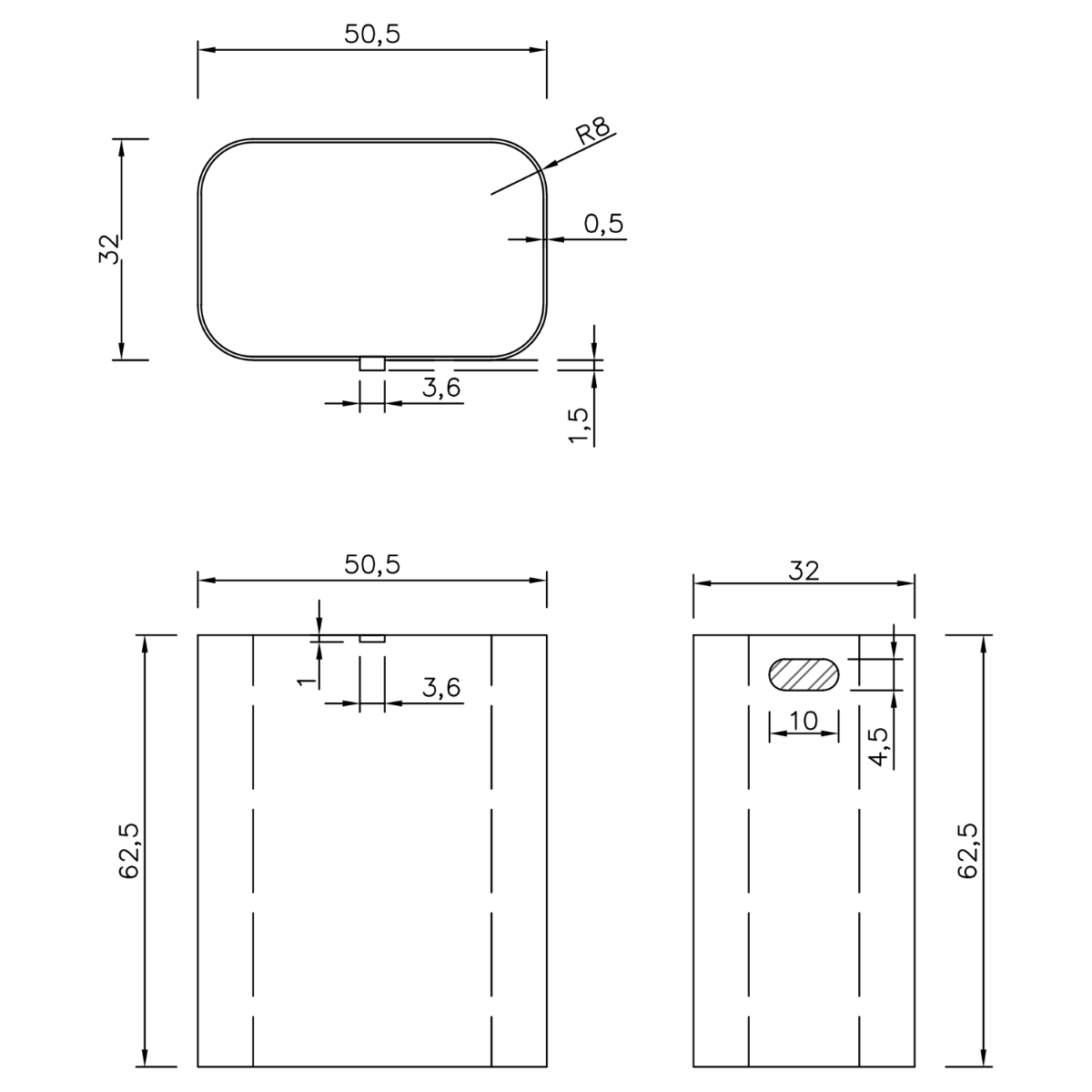 Sapho Bellagio wasmand 50,5x62,5x32cm bruin