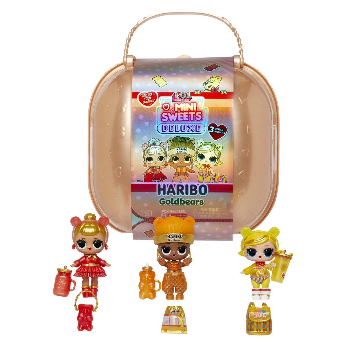 Coffret LOL surprise mini sweets deluxe Haribo Goldbears
