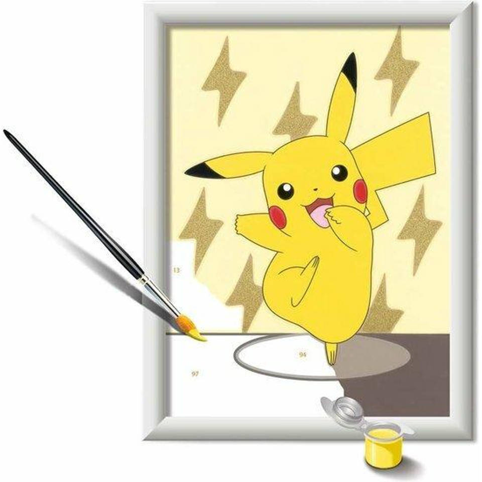 CreArt Schilderen op nummer Pokémon Pikachu Pose
