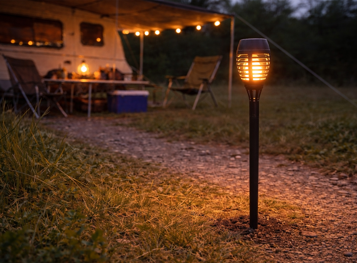 Grundig solar eivormige lamellen grondlamp