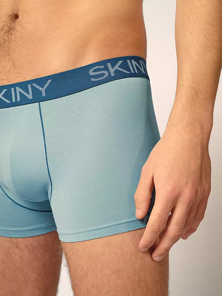 SKINY Pants 2er Pkg. lapisblue stripes selection mint