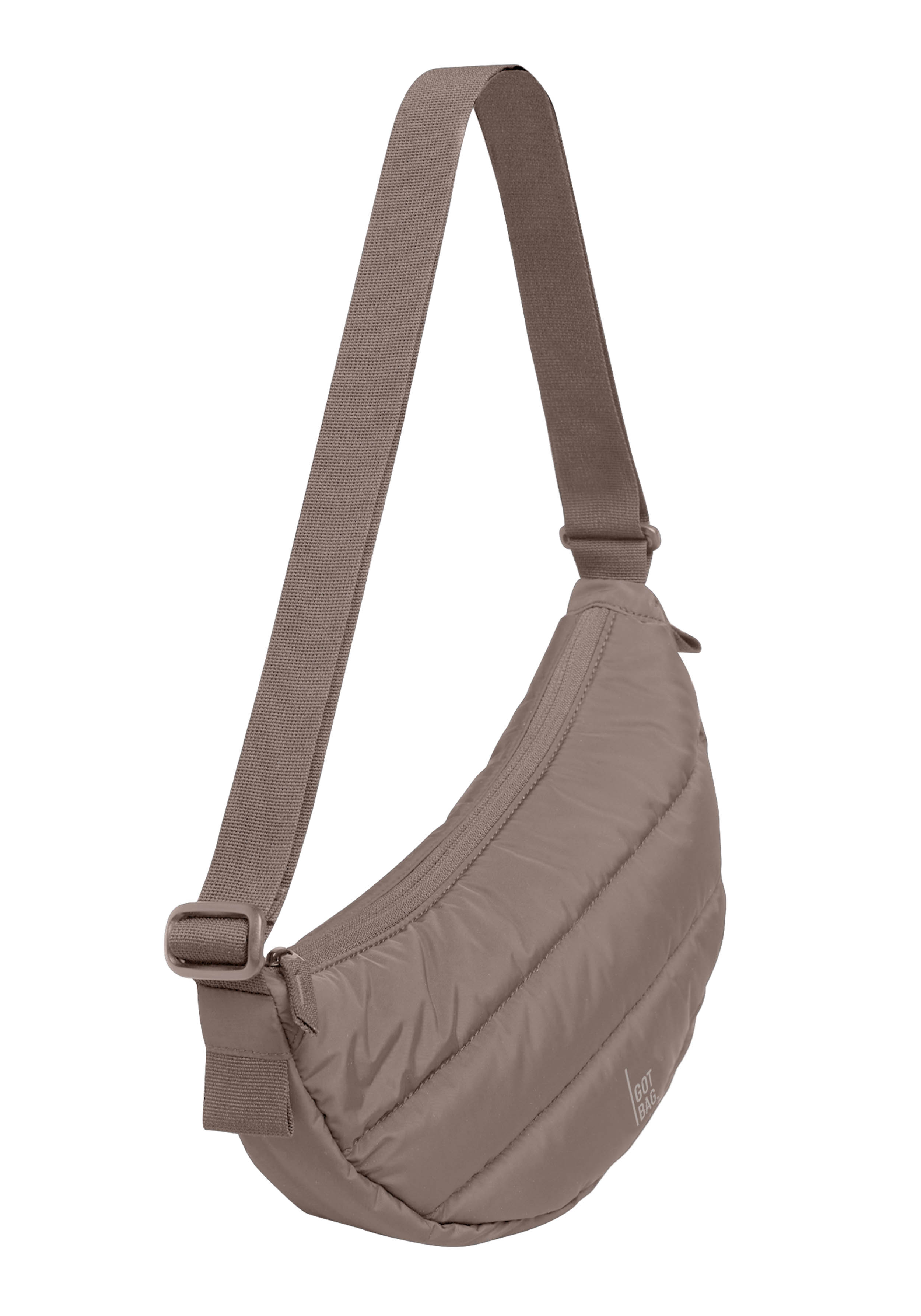 Got Bag Puffer Moon Bag Small Monochrome Oyster