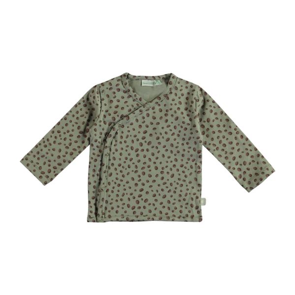 Babylook Dots Overslag T-Shirt - Maat 50 - Shadow