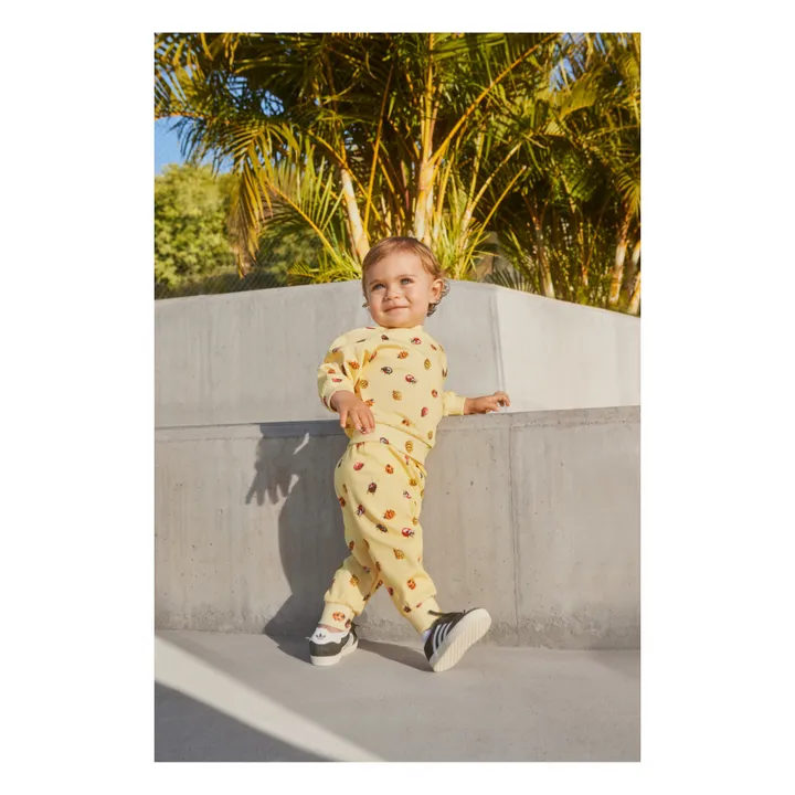 Molo Sweat Disc Coccinelle Coton Bio | Jaune