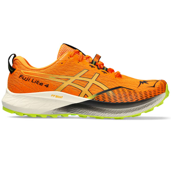 Chaussure trail ASICS FUJI LITE 4 BRIGHT ORANGE/NEON LIME