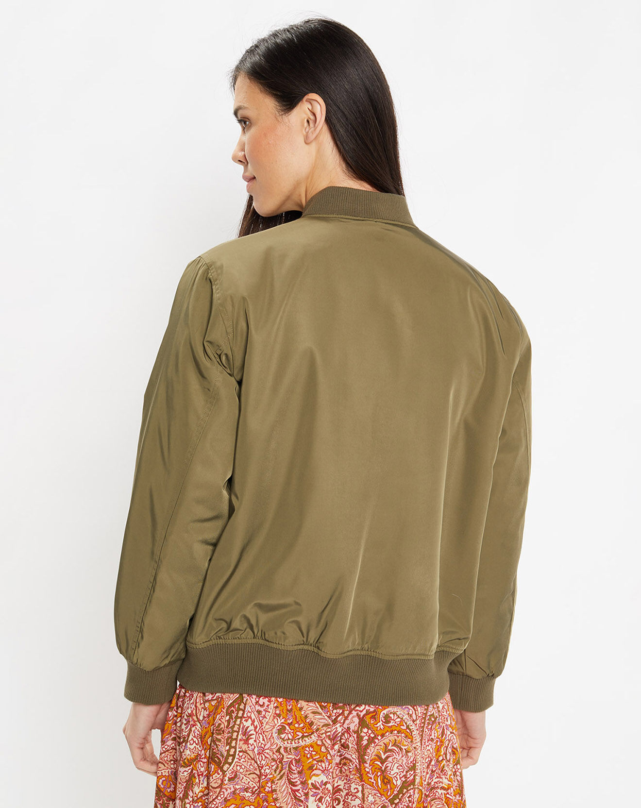 Galeries Lafayette Blouson bombers Ridley vert kaki