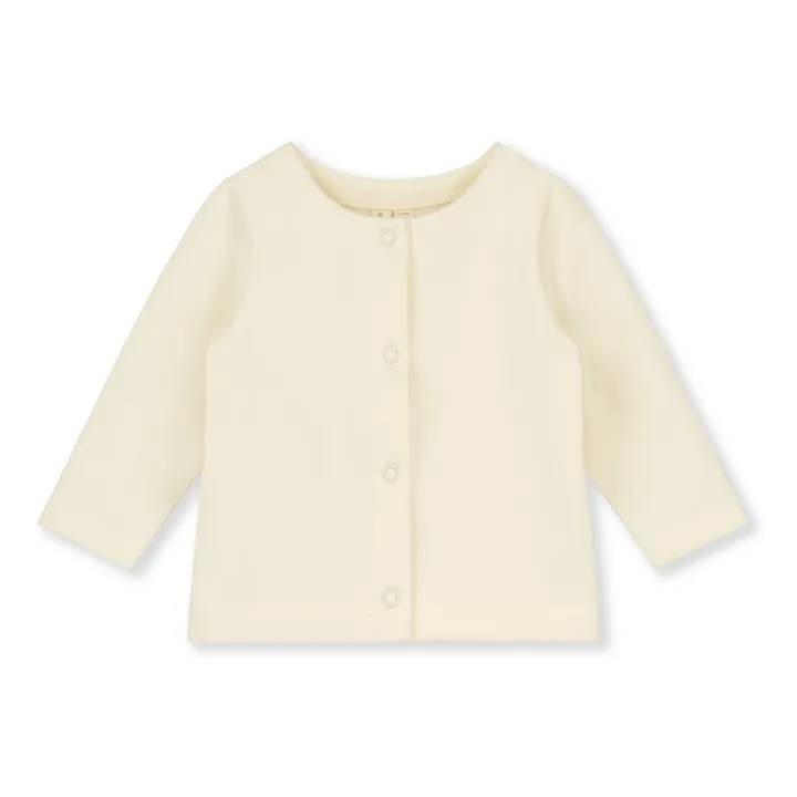 Gray Label Cardigan Coton Bio Bébé | Ecru