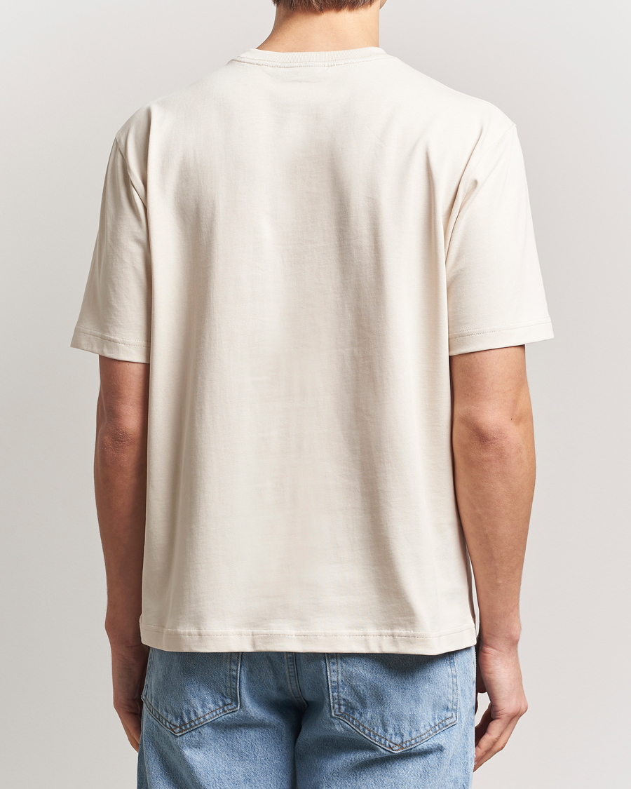 J.Lindeberg Hale Heavy Logo T-Shirt Moonbeam