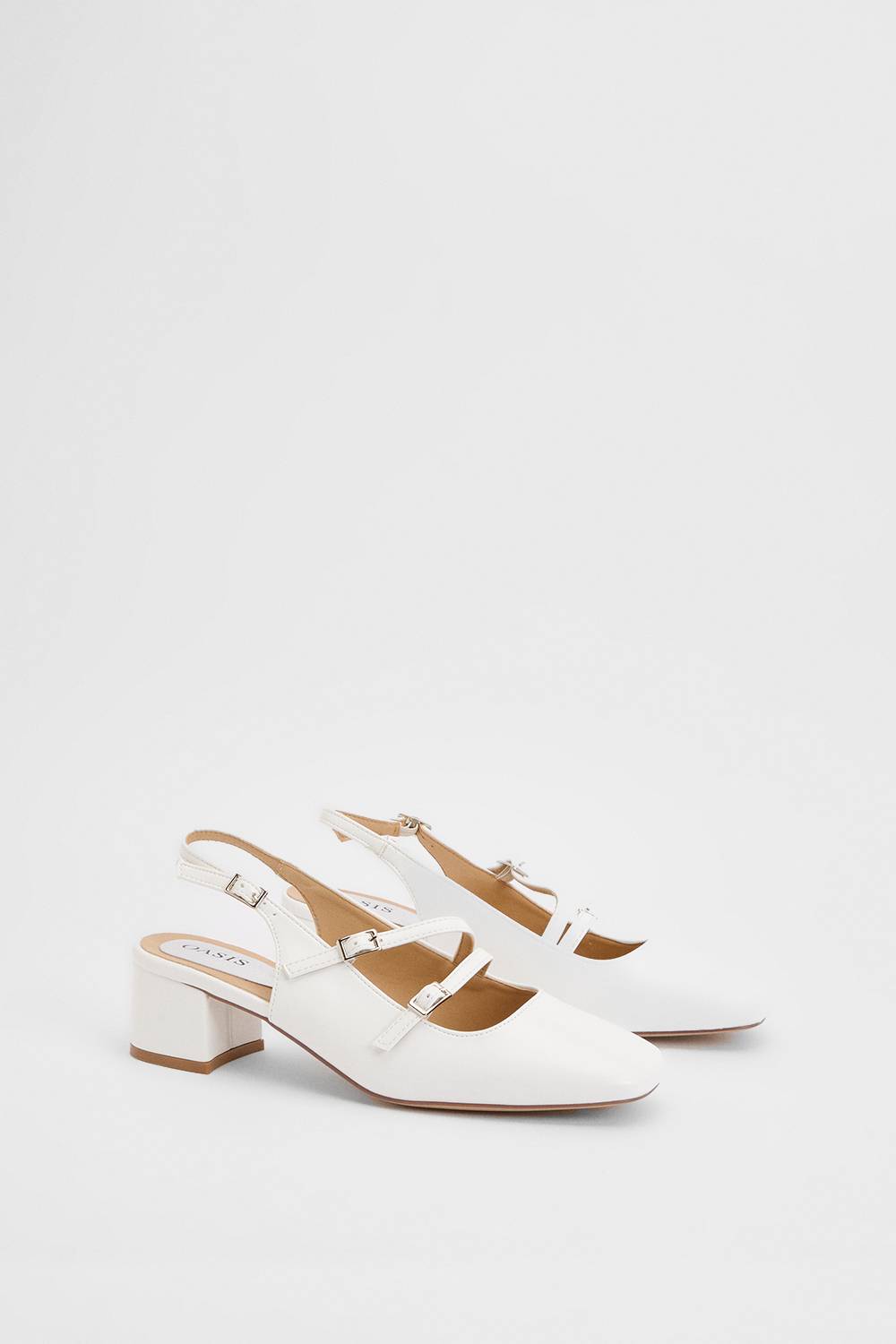 Oasis Ballerines Mary Jane À Bride Arrière Tara En Synthétiquecuir