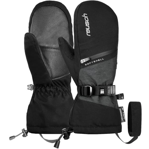 Moufle ski REUSCH DEMI R-TEX XT MITT BLACK/GREY MELANGE
