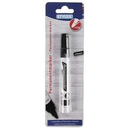 Stylex Permanentmarker schwarzschreibend, 1-4 mm