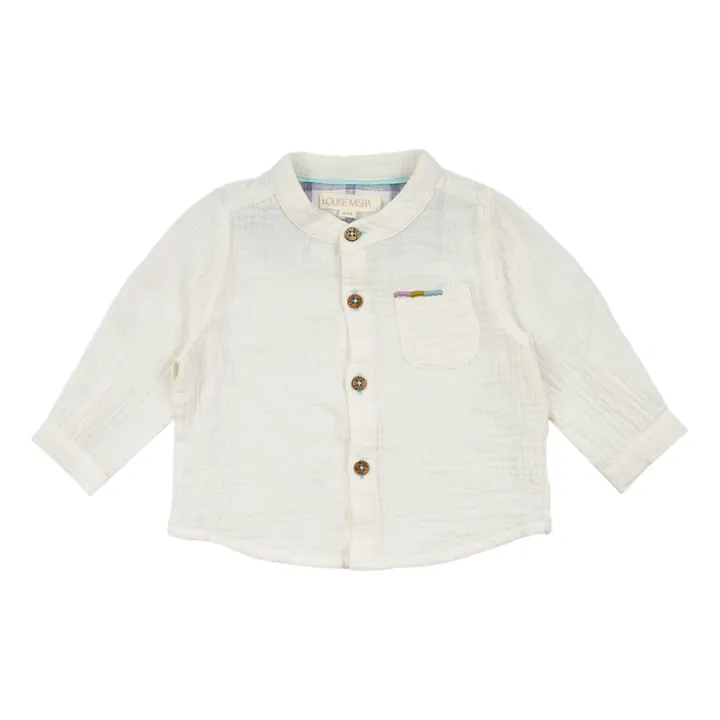 Louise Misha Chemise Amod Gaze de Coton | Ecru