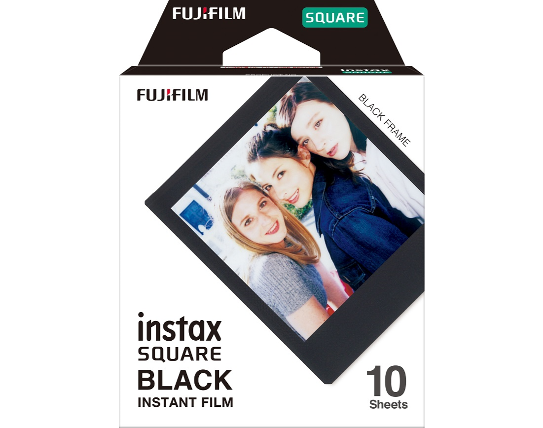 RECARGA FUJIFILM BLACK FRAME SQUARE10PK