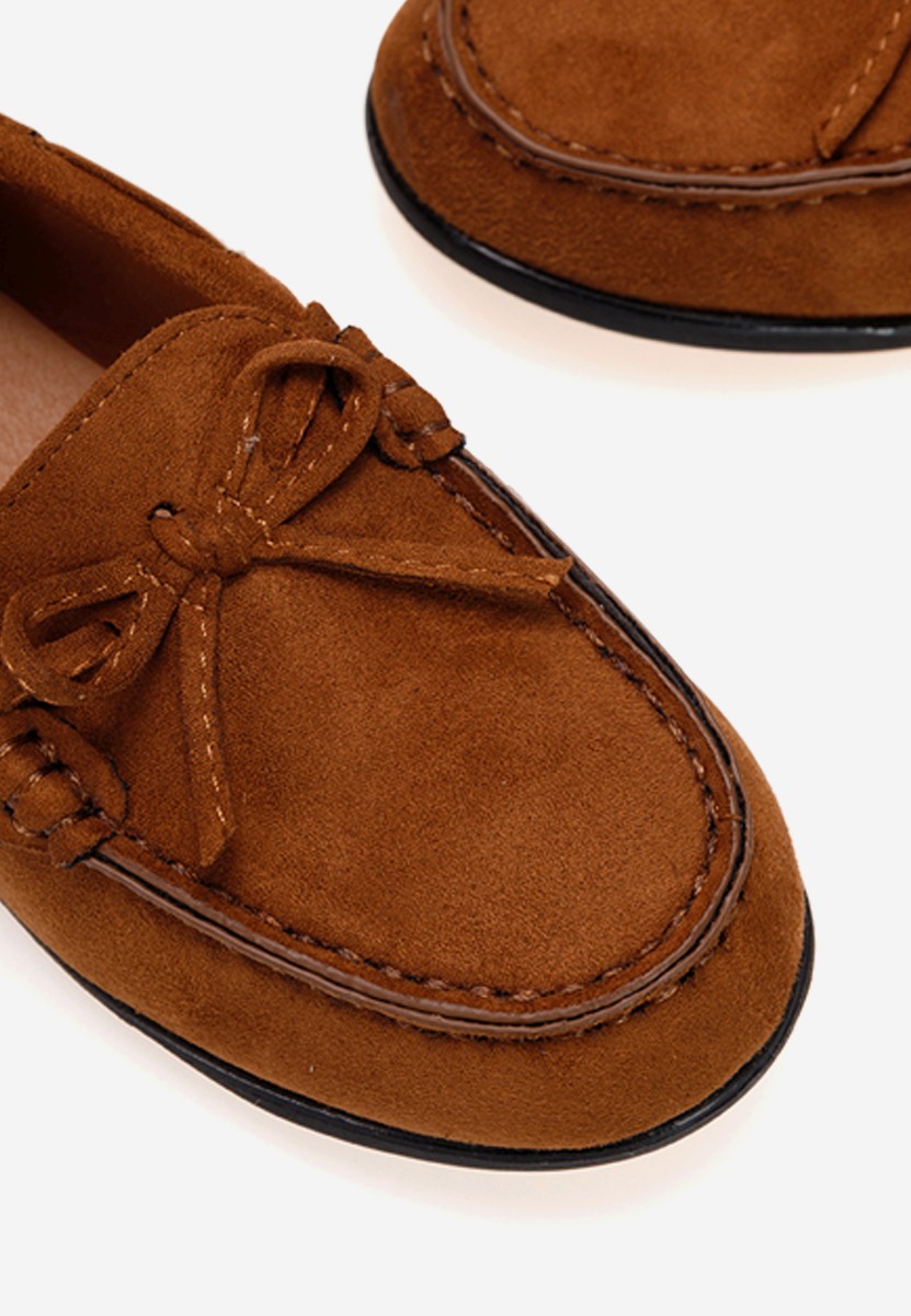 Mocassins garçons chameau Boat