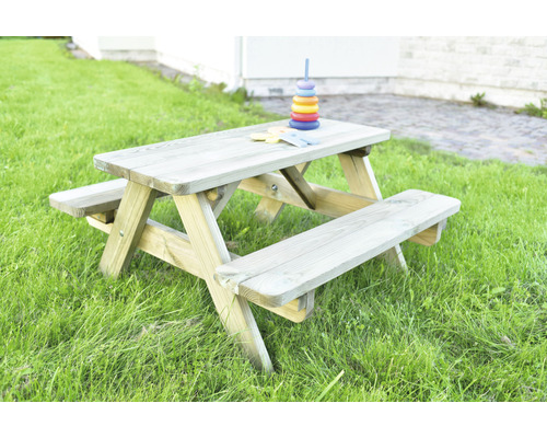 Kinderpicknickbank MINI 90 x 90 x 45 cm