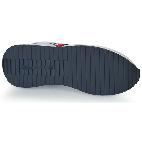 Tommy Hilfiger - RUNNER EVO LEATHER - Blanc / Rouge / Beige