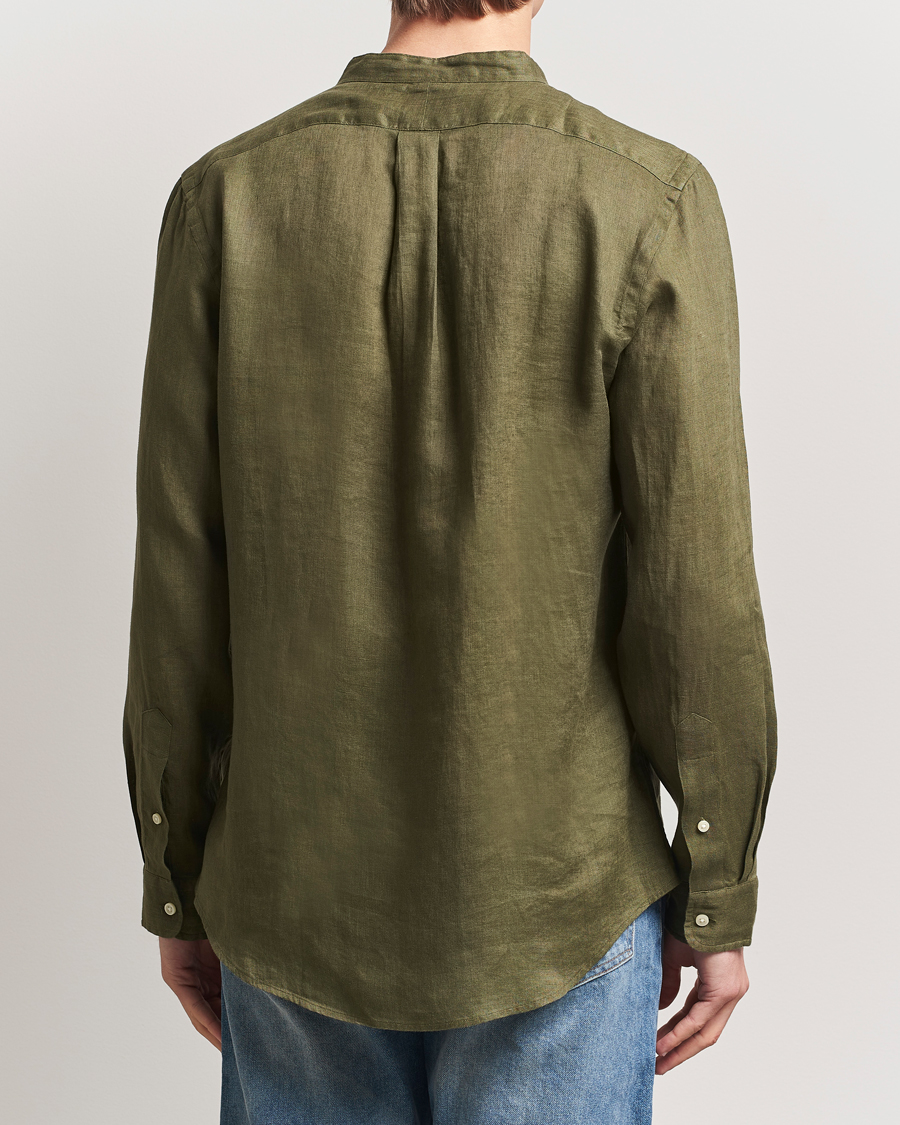Polo Ralph Lauren Slim Fit Linen Shirt New Olive
