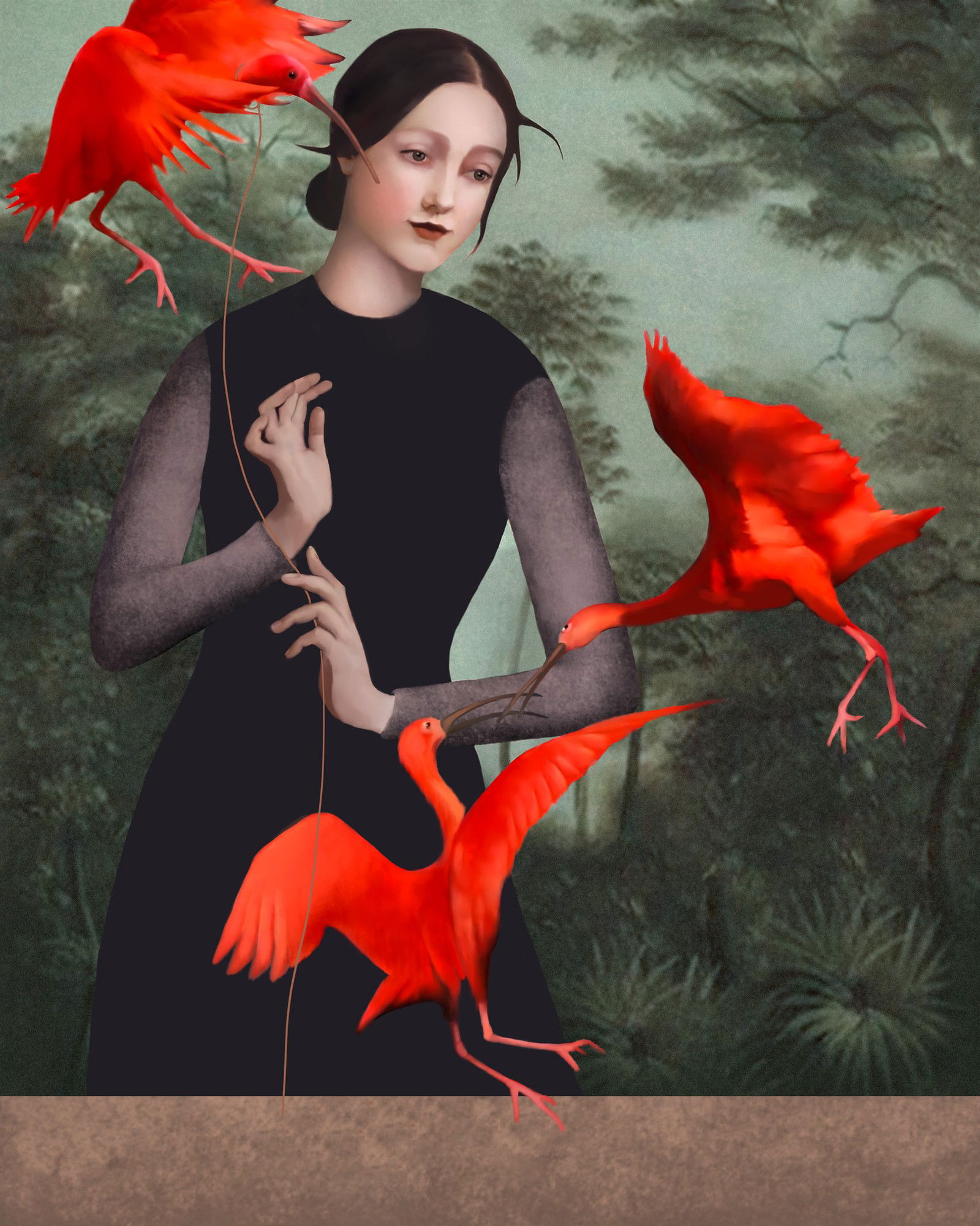 Ibis in Volo by Daria Petrilli - Limited Edition. Edition of: 500. Signed.