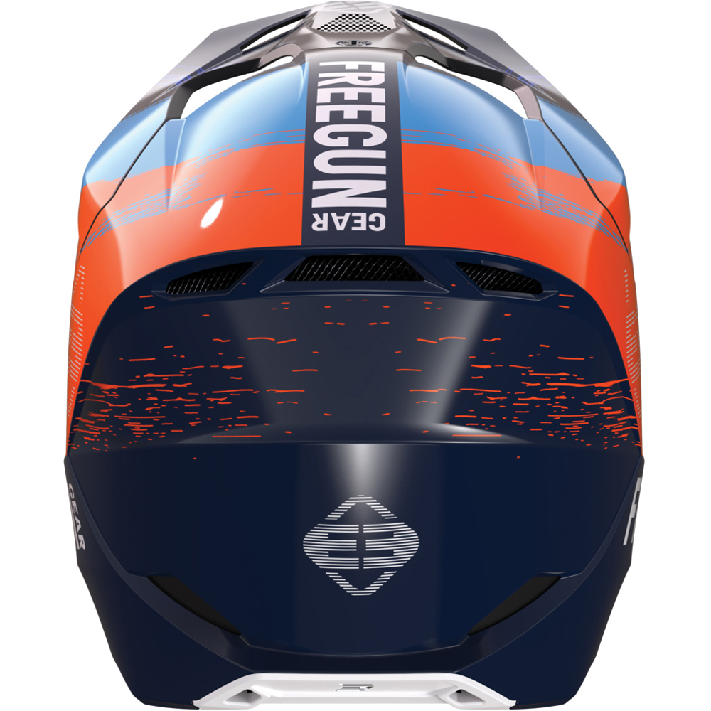 Freegun - Casque XP4 Shade Navy / Orange fluo / Bleu