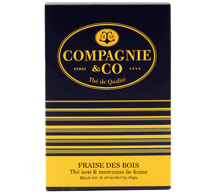 Thé noir Fraise des Bois - 25 Berlingo® - COMPAGNIE & CO