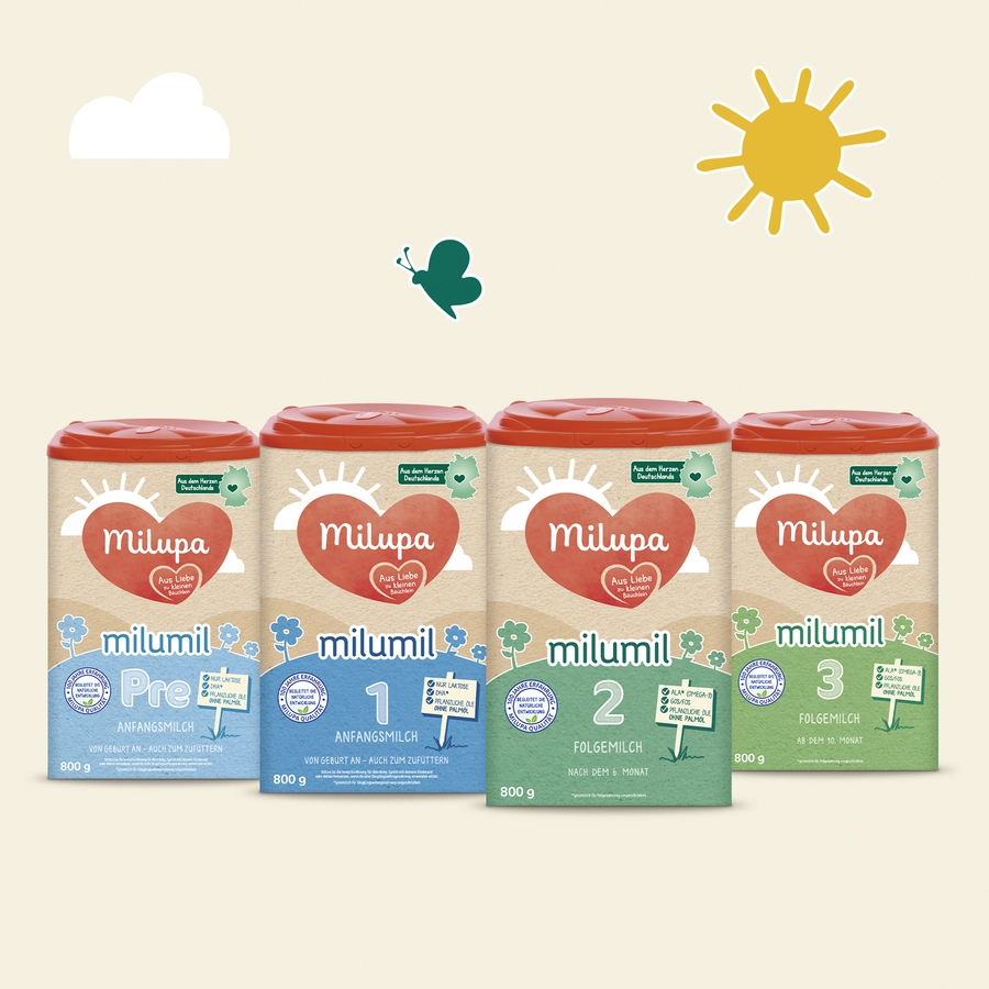 Milupa Folgemilch Milumil 3 4 x 800 g ab dem 10. Monat