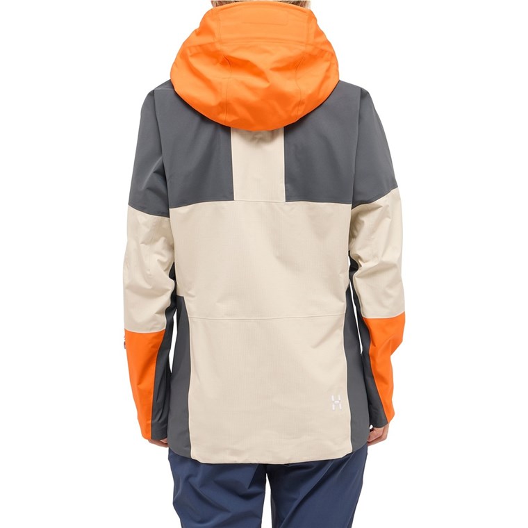 Haglöfs Spitz GTX PRO Jacket Women Chalk Beige/Magnetite